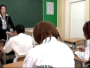 Spectacular teacher sucking of her naughty..